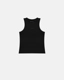 Undergold Tshirt Line Basic Halter Tank Top Black
