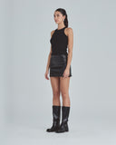 Undergold Tshirt Line Basic Halter Tank Top Black