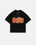 UNDERGOLD - Tshirt Revelation Gold Boxy Fit - Black
