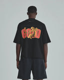 UNDERGOLD - Tshirt Revelation Gold Boxy Fit - Black