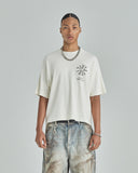 UNDERGOLD TSHIRT SPRING PRAY 4 LOVE BOXY FIT WHITE