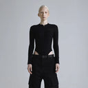 Undergold Blouse W Basics Body Black