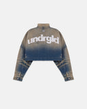 UNDERGOLD - W Jacket Revelation Cropped Zip Up - Sand Blue
