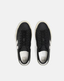 Tenis Veja Campo Leather Black White hombre, par, vista superior