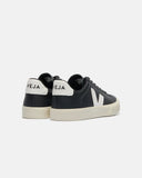 Tenis Veja Campo Leather Black White hombre, vista trasera