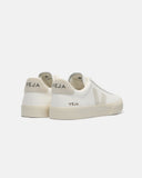 Tenis Veja Campo Extra White Natural Suede unisex, vista trasera