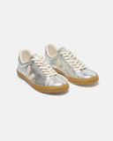 Tenis Veja Esplar Logo Suede Silver mujer, par, vista frontal en ángulo
