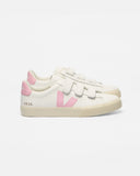 Tenis Veja Recife Logo Leather White Guimauve mujer, vista lateral