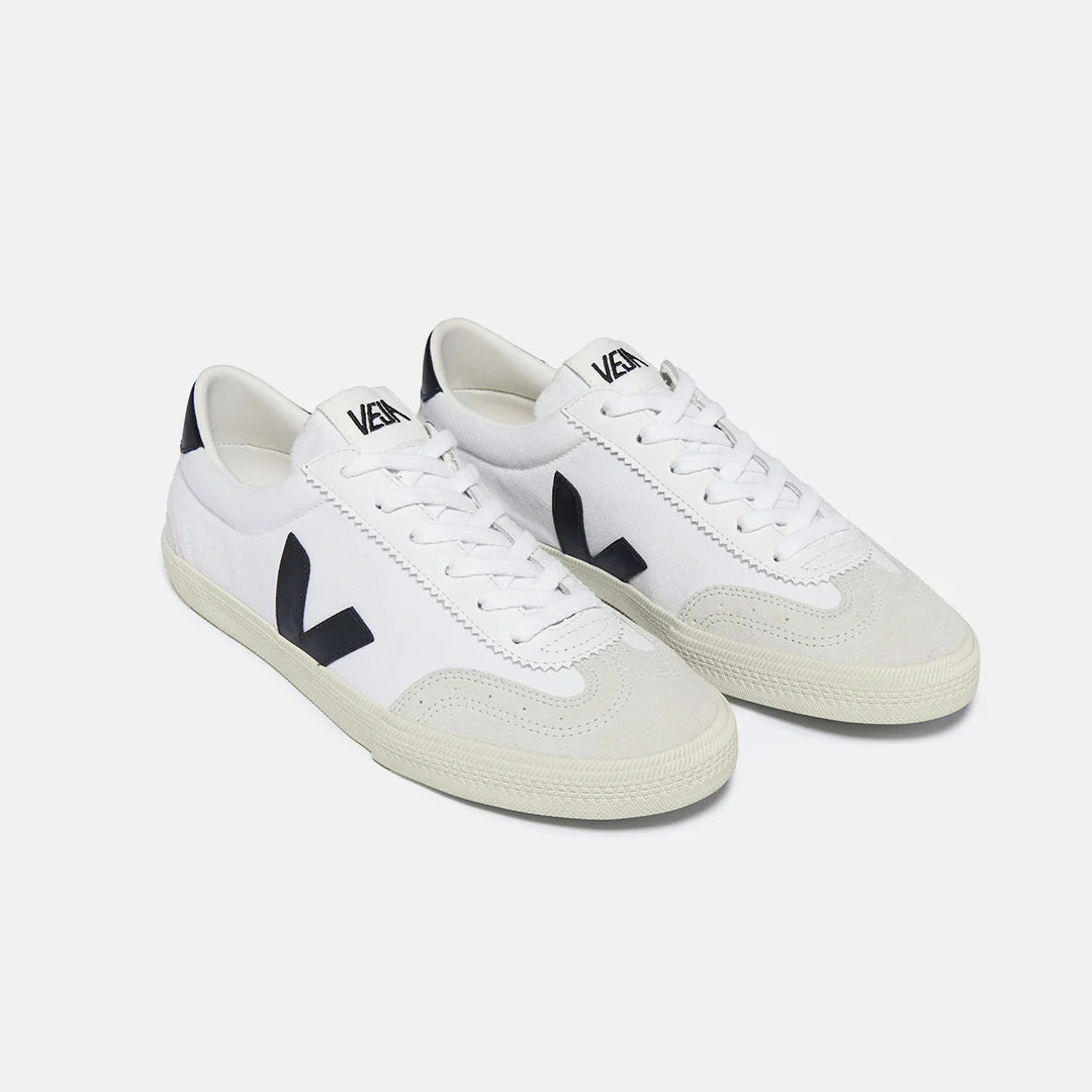 VEJA VOLLEY CANVAS WHITE BLACK