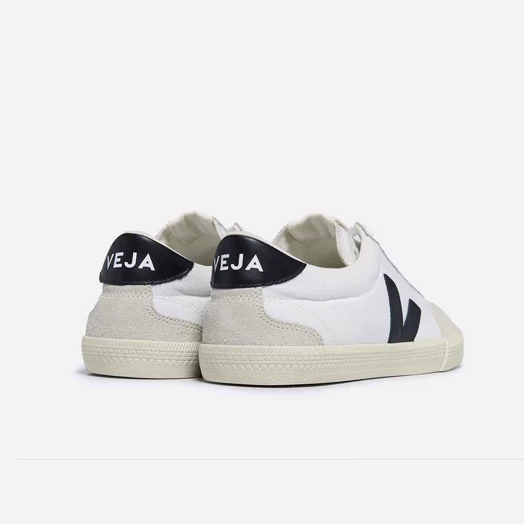 VEJA VOLLEY CANVAS WHITE BLACK